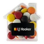 Choc Beans in Acrylic House 50g
